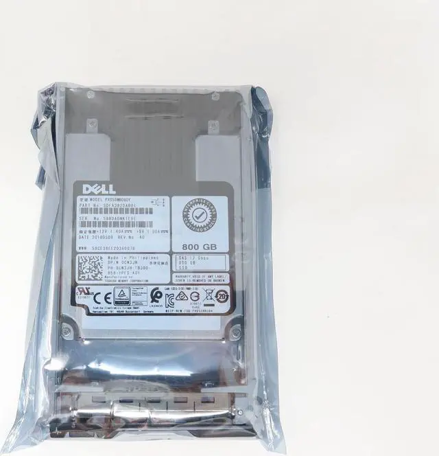 Alt view image 2 of 2 - CN3JH Dell 800GB SAS 2.5" 12G MU SSD Gen13 Solid State Drive PX05SMB0B0Y