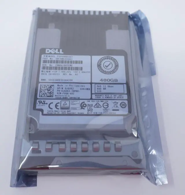 Alt view image 2 of 2 - Dell 480GB SAS 2.5" 12G MLC RI SSD PX05SRB04BY SDFAM83DAB01