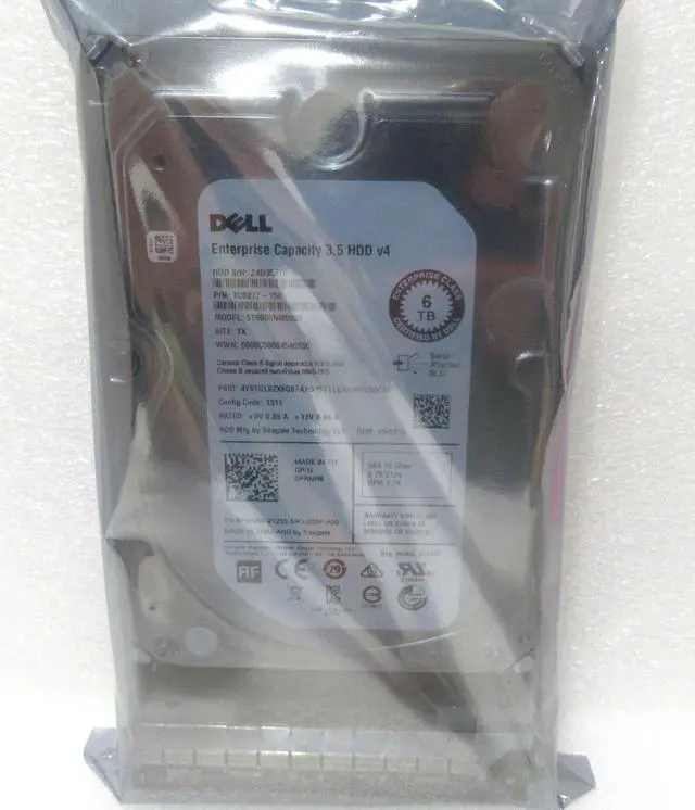 Alt view image 2 of 2 - ST6000NM0034 6TB 7.2K 12G 3.5" SAS HDD for Dell T20 T100 T105 T110
