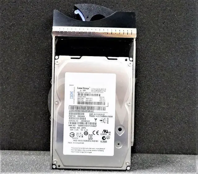 Alt view image 2 of 2 - 0B24484 HUS156060VLS600 IBM 600GB 15000RPM 6Gbps 3.5" SAS SERVER HDD Hard Drive