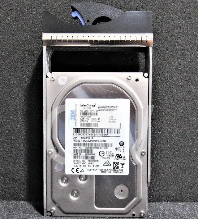 Main image of 0B26908 IBM HUS724040ALS640 4TB 7.2K RPM 6Gb/s NL 3.5" SAS SERVER HDD Hard Drive