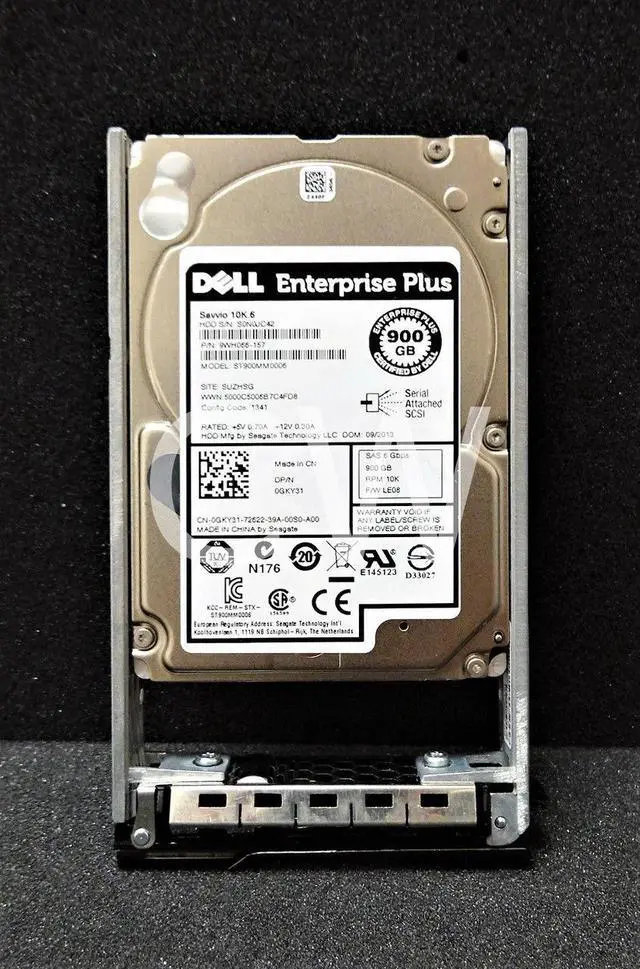 Main image of Dell GKY31 900GB 10000RPM 6Gb/s 2.5" SAS Hard Drive ST900MM0006 9WH066-157