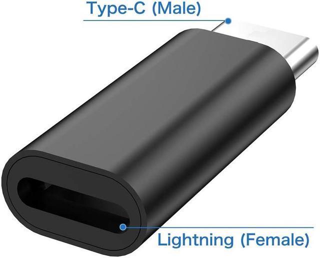 USB Type-C (Female) to Lightning (Male) Adapter for iPhone / iPad