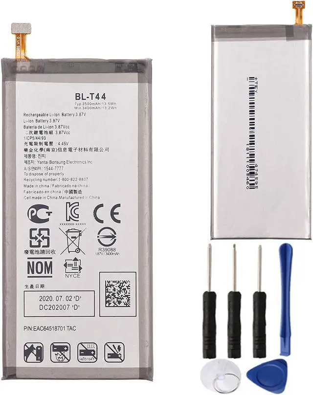 Main image of Replacement Battery for LG Q60 Battery / Stylo 5 Battery, Q720PS Q720TS, BL-T44