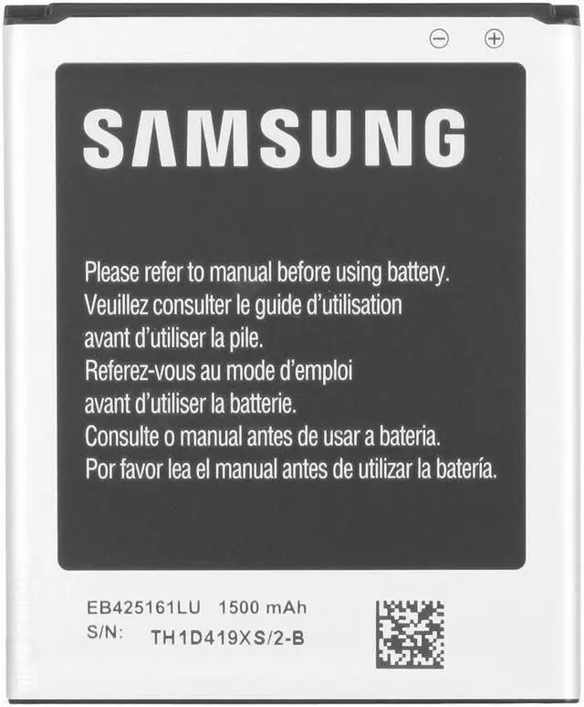 Main image of Original OEM Samsung S3 Mini Ace 2 Duos Replacement Battery, GT-i8160 i8190 GT-S7560M, EB425161LU, 1500mAh