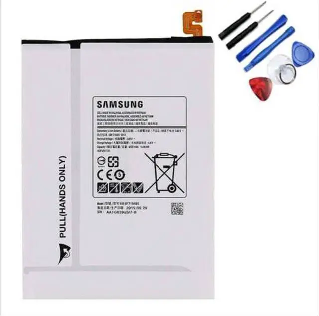 Main image of Replacement Battery for Samsung Tab S2 8.0" with Free Tools Set, SM-T710, SM-T715, EB-BT710ABE, 4000mAh