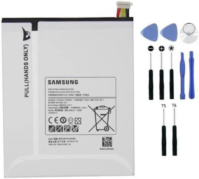 Main image of Replacement Battery for Samsung Tab A 8.0" Tablet with Tools, SM-T350 T355, EB-BT355ABE, 4200mAh