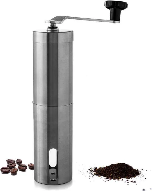 Main image of Stainless Steel Manual Coffee Grinder, Adjustable Conical Ceramic Burr Grinder for Precision Brewing Every Time - Perfect for Home, Office, or Travel