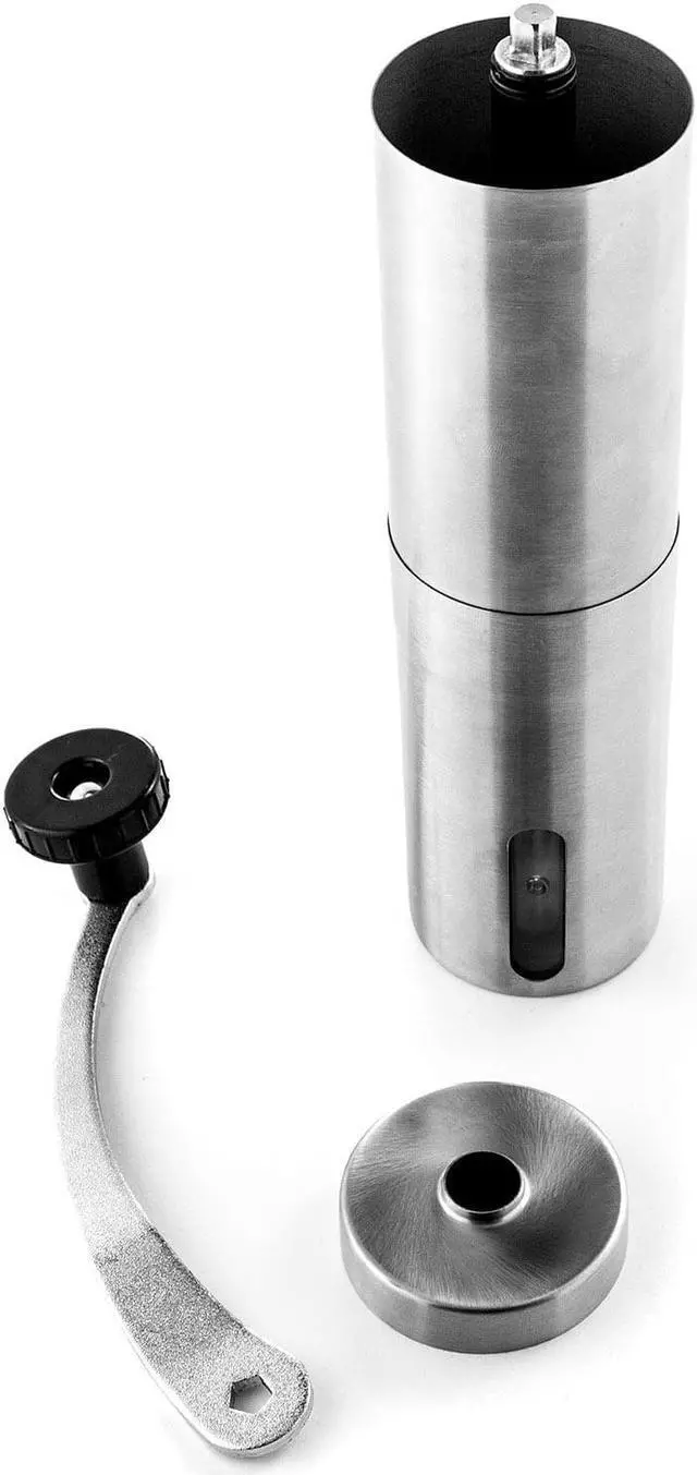 Alt view image 3 of 5 - Stainless Steel Manual Coffee Grinder, Adjustable Conical Ceramic Burr Grinder for Precision Brewing Every Time - Perfect for Home, Office, or Travel
