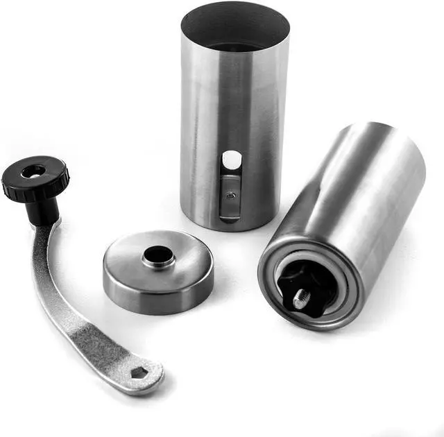 Alt view image 5 of 5 - Stainless Steel Manual Coffee Grinder, Adjustable Conical Ceramic Burr Grinder for Precision Brewing Every Time - Perfect for Home, Office, or Travel