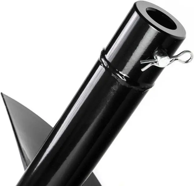 Alt view image 3 of 6 - Auger Post Hole Digger Bits 8" x 32" Deep Professional Fence Holes 3/4" Shaft - Perfect for Quickly Digging Holes to Install Fence Posts, Decks, Planting Trees, Shrubs, Ice Fishing, and More!