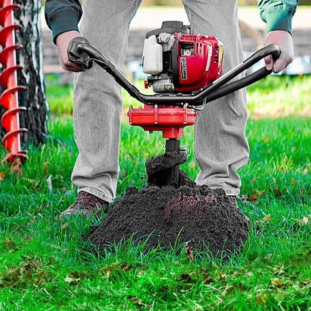 Alt view image 6 of 6 - Auger Post Hole Digger Bits 8" x 32" Deep Professional Fence Holes 3/4" Shaft - Perfect for Quickly Digging Holes to Install Fence Posts, Decks, Planting Trees, Shrubs, Ice Fishing, and More!