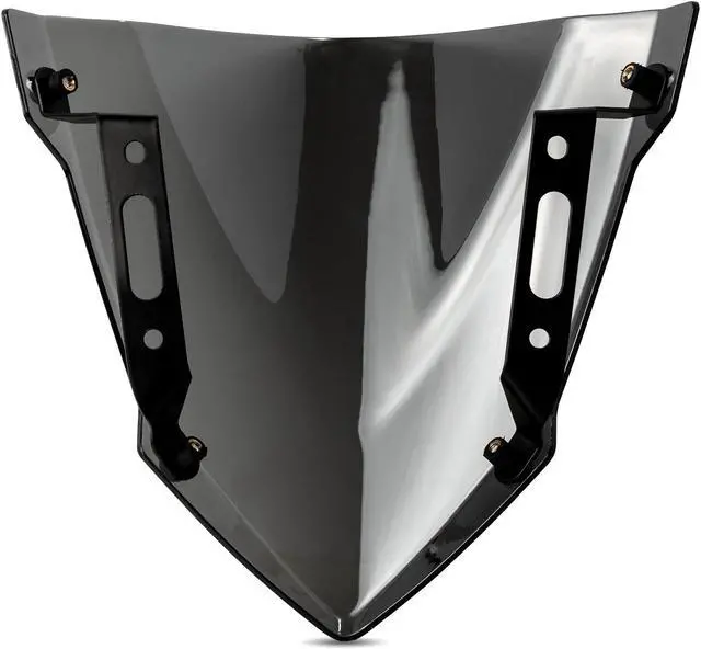 Alt view image 4 of 7 - Smoke Tinted Windscreen Windshield for Yamaha MT-07 2018-2020 - Super Tough ABS Plastic