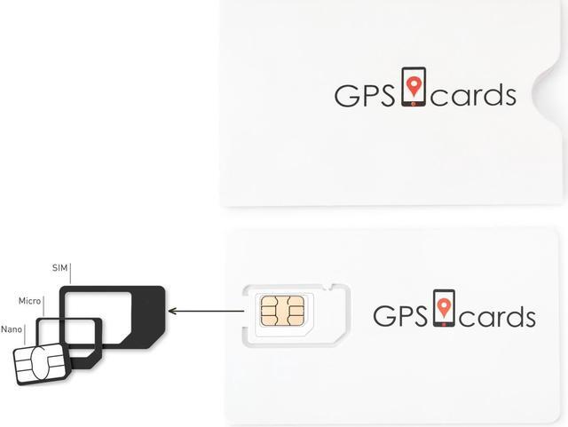Alt view image 2 of 5 - GPS.cards SIM for MiniFinder Nano GPS Car Tracker + Detailed GPS Tracking