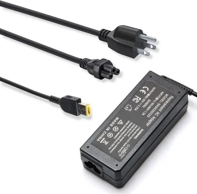 Alt view image 5 of 7 - 65W 20V 3.25A USB Tip AC Laptop Adapter Charger for Lenovo Thinkpad T470 T440 T460 G50-45 G50-80 G50-70 Z50-70 Z50-75 X250 E440 E450 E550 E560 for IdeaPad Yoga 2 11 13 2 Pro 0A36258 Power Supply Cord