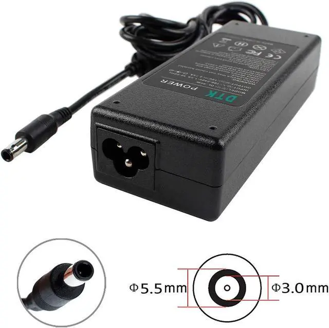 Alt view image 3 of 7 - DTK 19V 4.74A 90W Ac Adapter for Samsung Laptop Computer Charger/Notebook PC Power Cord Supply Source Plug (19V 3.16A 60W Compatible) Connector Tip Size: 5.5x3mm with Pins Inside
