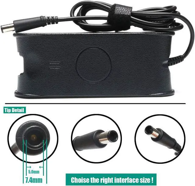 Alt view image 4 of 7 - 65W AC Adapter Charger Replacement for DELL Inspiron 15 1564 1501 1520 1521 1525 1526 1546 3520 3521 3531 3537 3541 3542 5542 5543 5545 5547 5548 5580 7547 7548 15R SE 7520 5520 5521 Laptop Power Cord