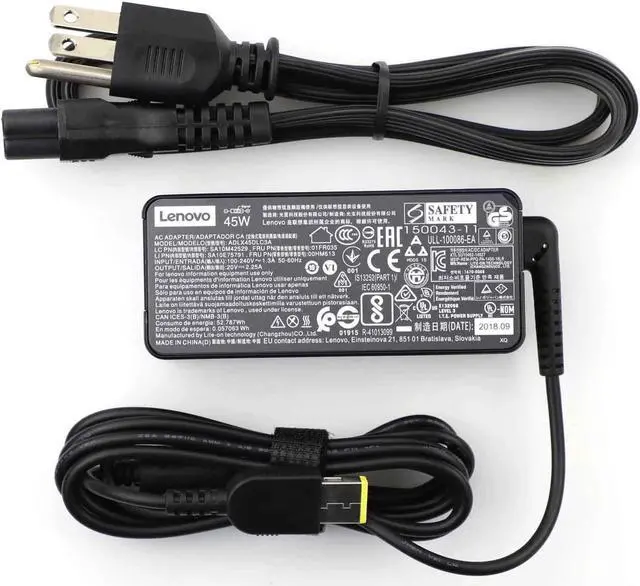 Alt view image 2 of 5 - New Genuine Laptop Charger 45W 20V 2.25A Slim Tip AC Adapter ADLX45NCC3A for Lenovo ThinkPad X230s X240 X240S X250 X260 X270 T440 T440S