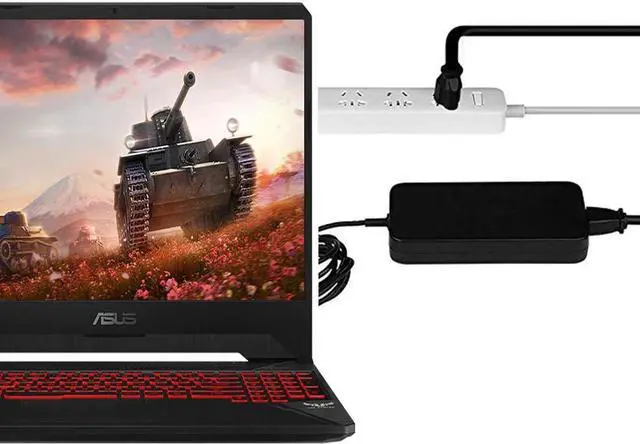 Alt view image 6 of 6 - New Slim 19.5V 9.23A 180W Laptop Charger ADP-180MB F FA180PM111 AC Power Adapter for Asus ROG G75 G75VW G75VX GL502VT G750JW G750JM G750JX G751JL G751JM G752VL G-Series Gaming Laptops