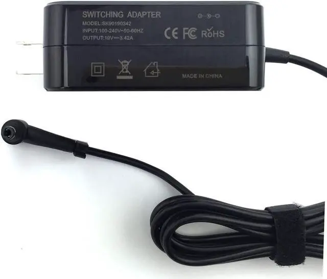Alt view image 6 of 7 - New 65W Ac Adapter Laptop Charger for Asus X551 X551M X551CA X551MA X551MAV X555L X555LA X550 X550L X550LA X550ZA X550C X550CA X401 X501 X751X751MA X751S TP500 TP500L TP500LA X751MA Laptop Power Cord
