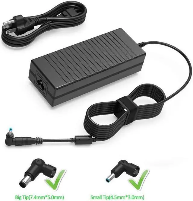 Alt view image 5 of 6 - 150W AC Charger Fit for HP Zbook 15v G5 Mobile Workstation Notebook PC Laptop Power Supply Adapter Cord