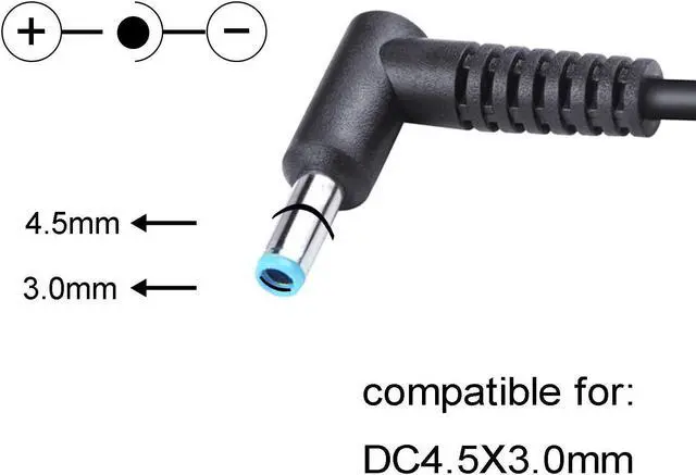 Alt view image 5 of 7 - AC Adapter for HP TPN-C126 741727-001 740015-002 HSTNN-CA40 7400015-001 740015-003 Power Cord