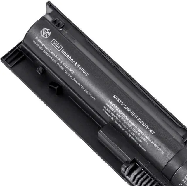 Alt view image 2 of 7 - HSX 2800mAh VI04 Laptop Battery for HP 756743-001 756745-001 756744-001 756478-851 ProBook 440 G2 450 G2 756478-421 756478-421 756478-422 Envy 14 15 17  High Performance [4 Cells/2800mAh/41Wh]