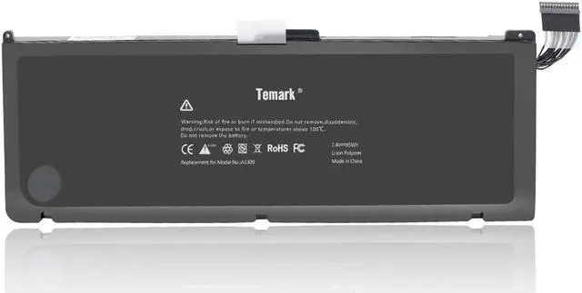 Alt view image 2 of 6 - Replacement Laptop Battery A1309 Compatible with MacBook Pro 17inch A1297 (Only fit Early 2009 Mid2009 Mid2010 Version) MB604/A MC226/A MC024/A (10800mah)