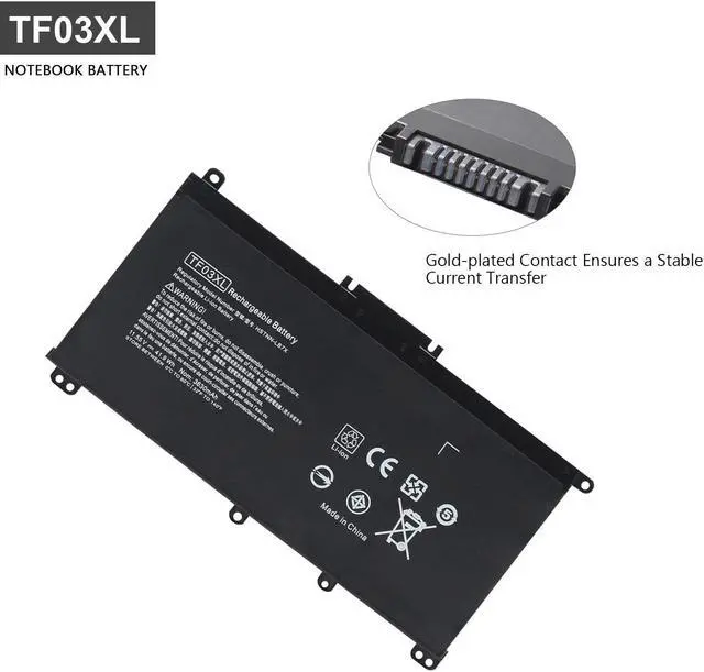 Alt view image 5 of 6 - SWEALEER TF03XL Laptop Battery Compatible with HP Pavilion 15-CC 15-CD 15-cc154cl 15-cc060wm 15-cc152od 15-cc055od 15-cd040wm 17-AR007CA 17-AR050WM 920046-121 421 541 920070-855 HSTNN-IB7Y [TF03XL]