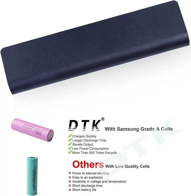 Alt view image 3 of 7 - MU06 593553-001 593554-001 636631-001 DTK Laptop Battery for HP G62 G72 Pavilion G4 G6 G7 DM4 DV6-3000 DV6-4000 Presario CQ42 CQ56 CQ57 Notebook HSTNN-Q62C HSTNN-LB0W