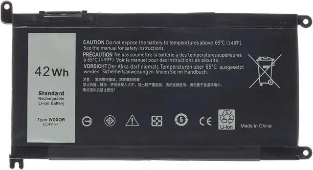 Main image of 42WH WDXOR 11.4V Battery Replace for Dell Inspiron 13 7378 13 5000 5378 5368 15 7579 5567 5568 5578 7570 7569 Inspiron 5000 7000 17 5000 Series Laptop