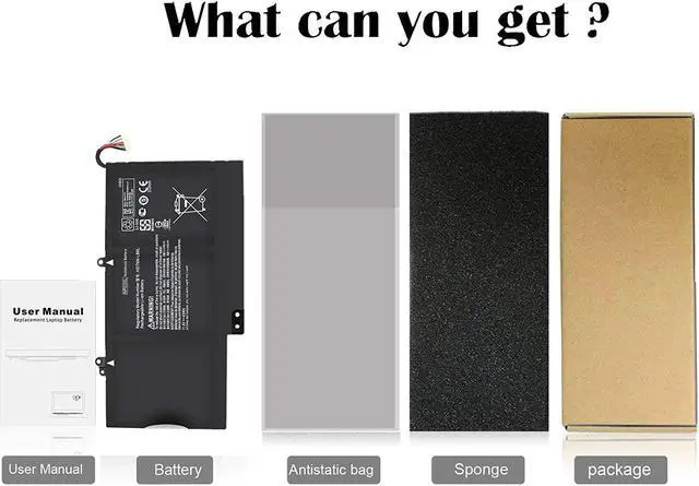 Alt view image 6 of 6 - NP03XL 761230-005 Laptop Battery for HP Envy X360 15-U011DX 15-U010DX 15-U110DX 15T-U100 15-U111DX 15- U483CL 15-U493CL Pavilion X360 13-A010DX 13-A012DX 13-A013CL 13-A110DX - 12 Month Warranty