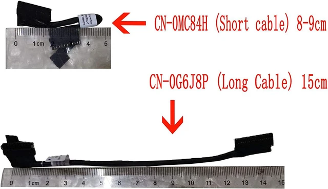 Alt view image 5 of 5 - Dentsing ADM80 Laptop Battery Cable Wire Cord Compatible with Dell Latitude e5570 Precision 3510 Series WJ5R2 Battery Cable MC84H 0MC84H DC020027u00 0G6J8P