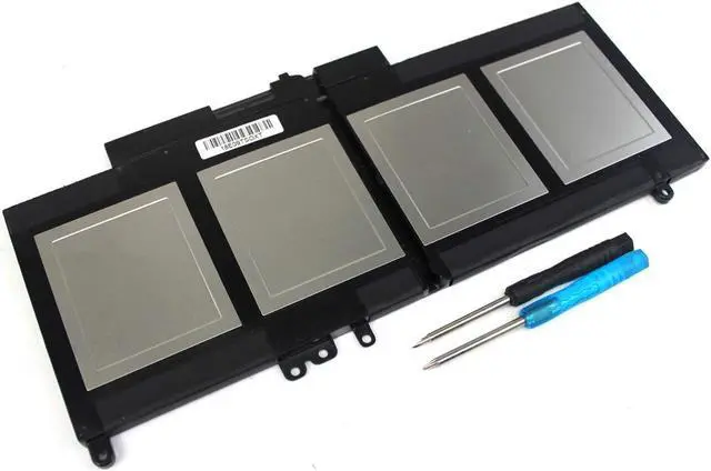 Alt view image 2 of 7 - 7.4V 51Wh Type G5M10 Laptop Battery Compatible with Dell Latitude E5450 E5550 E5250 15.6 inch 8V5GX R9XM9 WYJC2 1KY05 080-854-0066 0WYJC2 451-BBLN Standard Rechargeable 4-Cell Li-Polymer Battery New