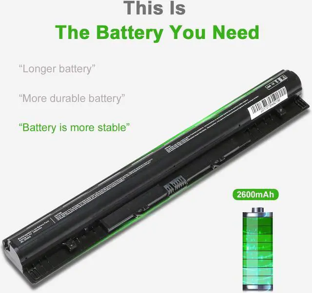 Alt view image 2 of 7 - G400S G500S Laptop Battery Replacement for Lenovo G40 G50 Z50 G50-45 G50-70 Z40-70 Z50-70 Z50-75 G40-30 G40-70 Z710 G505S G510S Touch IdeaPad S510P L12L4A02 L12M4E01