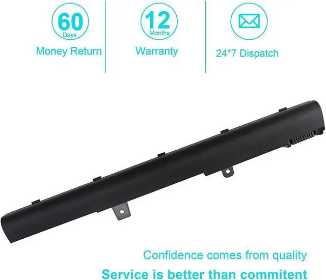 Alt view image 2 of 6 - A31N1319 A41N1308 Laptop Battery for Asus X551M X551MA X551C X551 X551CA X551MAV-RCLN06 X551MAV-HCL1201E X551MAV-HCL1103E X551MAV-EB01-B D550M D550MA D550MA-DS01 X451 X451C X451CA