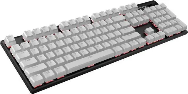 Alt view image 6 of 7 - HyperX Pudding Keycaps - Double Shot PBT Keycap Set with Translucent Layer, for Mechanical Keyboards, Full 104 Key Set, OEM Profile, English (US) Layout - White