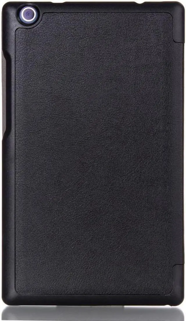 Alt view image 4 of 6 - for Lenovo Tab3 8 Case, Ultra Slim Hard Case + PU Leather Smart Cover Stand for 8.0" Tablet TB3-850/Tab2 A8-50, Black