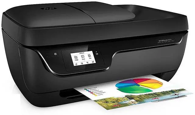 Alt view image 2 of 3 - HP Officejet 3830 All-in-One Printer/Copier/Scanner/Fax Machine