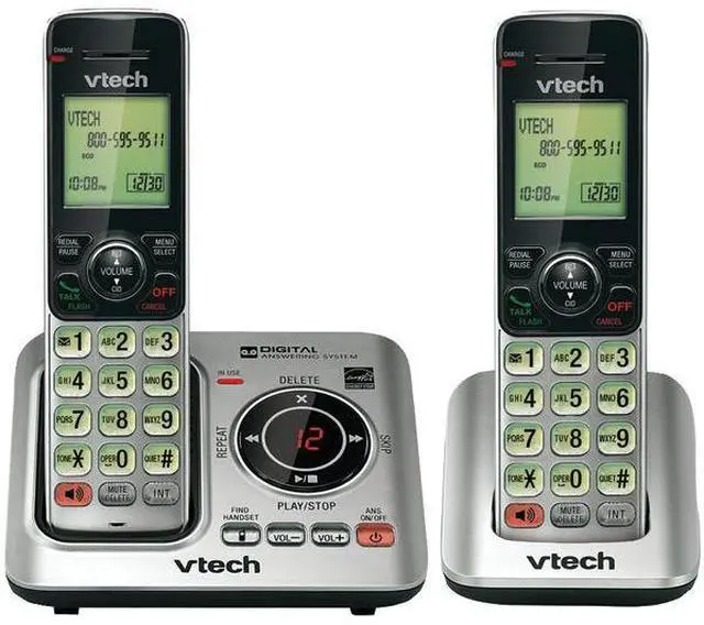 Alt view image 7 of 11 - Vtech CS6629-2 Cordless Phone - 1.90 GHz - DECT 6.0