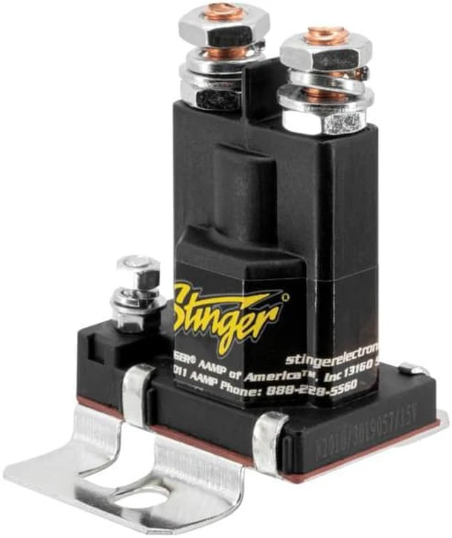 Alt view image 13 of 19 - STINGER SGP38 CAR AUDIO 80 AMP 12V DUAL BATTERY HIGH CURRENT RELAY & ISOLATOR