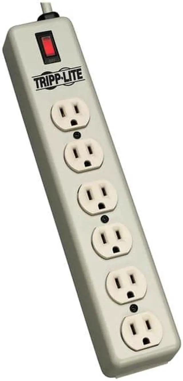 Alt view image 8 of 10 - Tripp Lite Waber 6SPDX 6-Outlets Power Strip