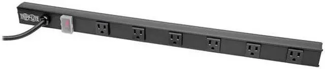 Alt view image 4 of 11 - POWER STRIP RIGHT-ANGLE 6 OUTLET BLACK