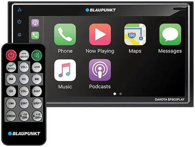 Alt view image 2 of 5 - Blaupunkt Dakota Bp800 Play 6.8" Indash Touchscreen Receiver Compatible With Carpaly