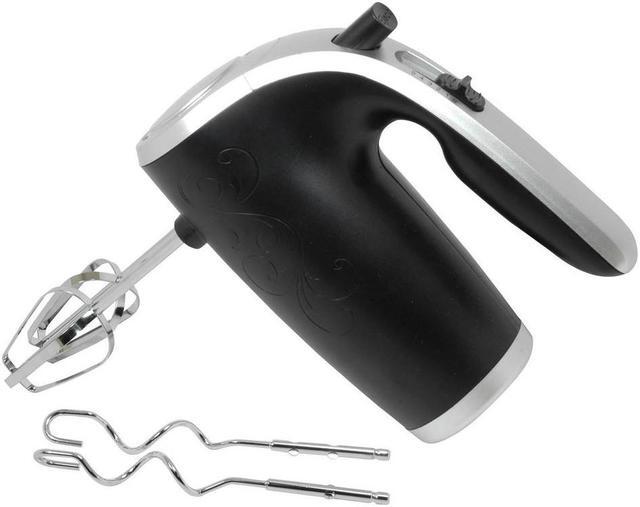 Main image of Better Chef IM-814B 5 Speed 150 Watt Hand Mixer with Silver Accents, Black