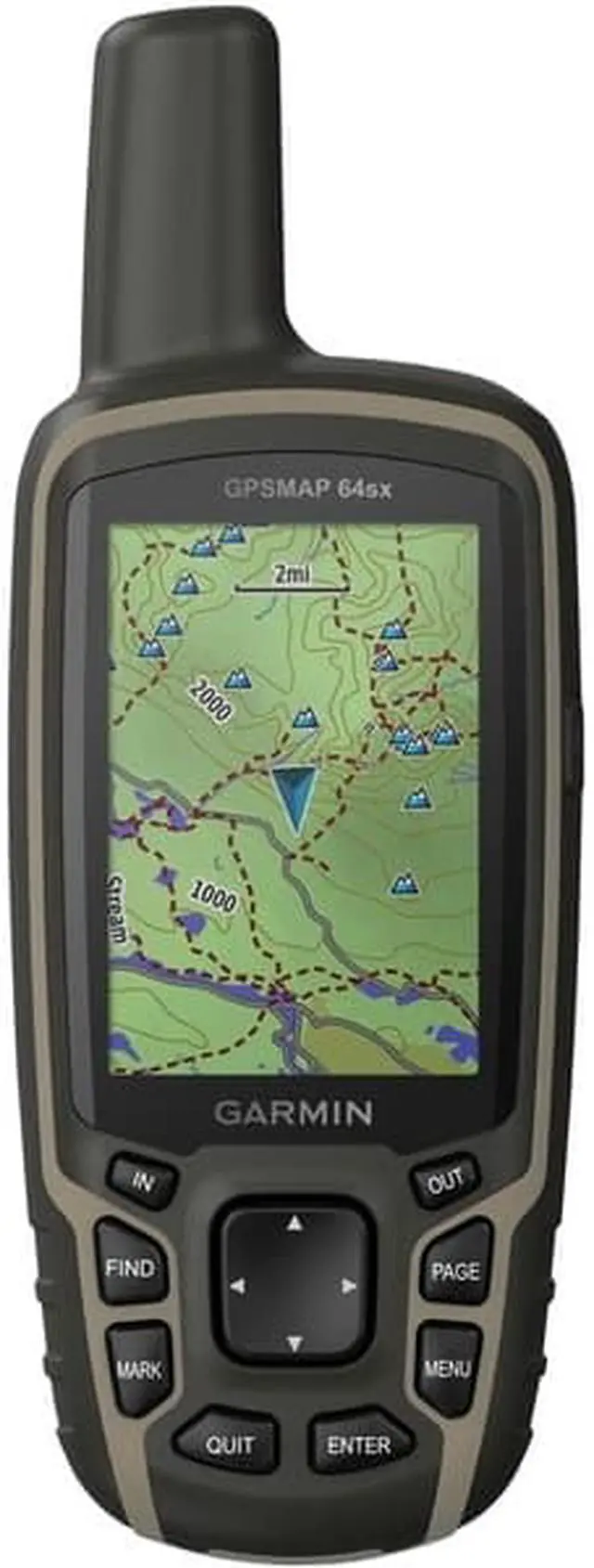 Alt view image 10 of 17 - Garmin GPSMAP 64sx Handheld GPS Navigator Handheld Mountable 0100225810