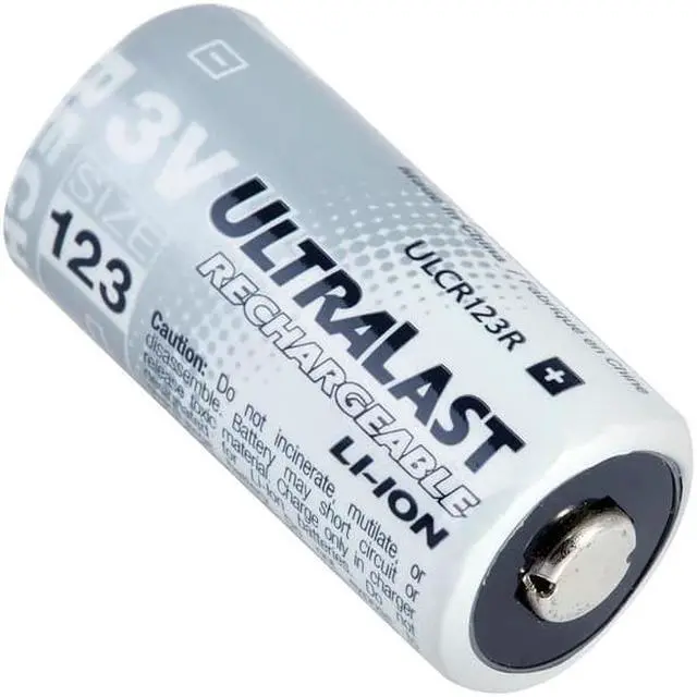 Alt view image 3 of 5 - CR123 Rechargeable 3-Volt Li-Ion Battery - Single Pack