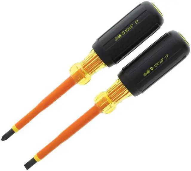 Alt view image 4 of 7 - IDEAL 35-9305 Insulated Screwdriver Set,Slotted/Phillips,2 pcs