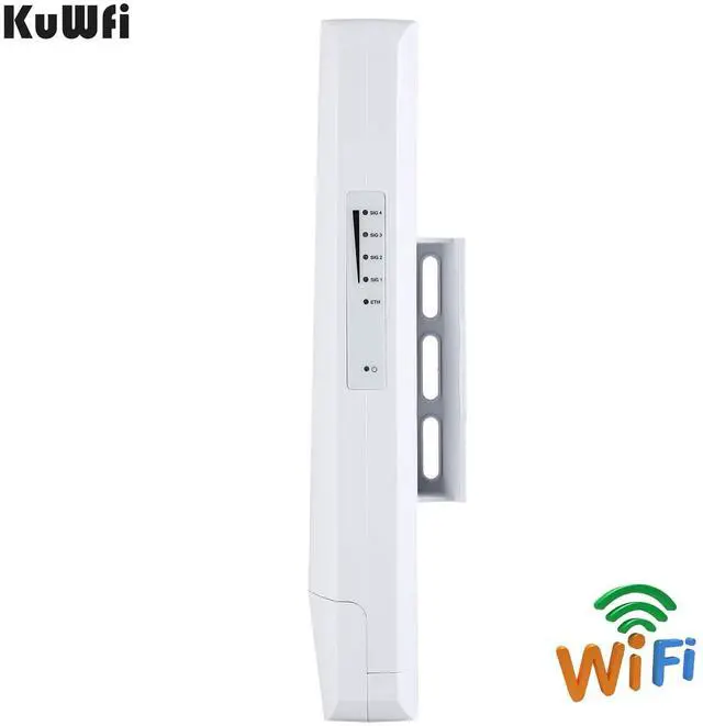 Alt view image 6 of 14 - Gigabit Wireless Bridge, KuWFi 900Mbps 5.8G Outdoor WiFi Bridge Point to Point 5KM Transmitter with14dBi High Gain Antenna and Gigabit RJ45 Port IP65 Waterproof 2-Pack
