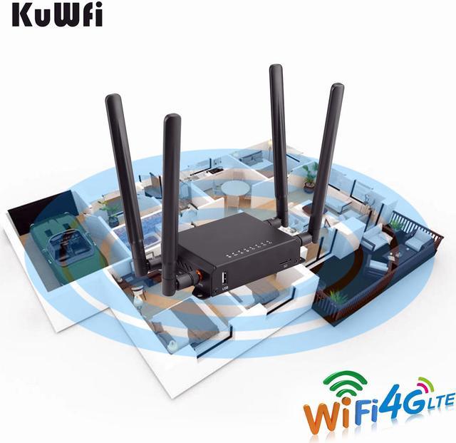 KuWFi 300Mbps 3G 4G LTE Car WiFi Wireless Router Extender Strong